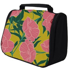 Pink Flower Seamless Pattern Full Print Travel Pouch (big) by Bedest