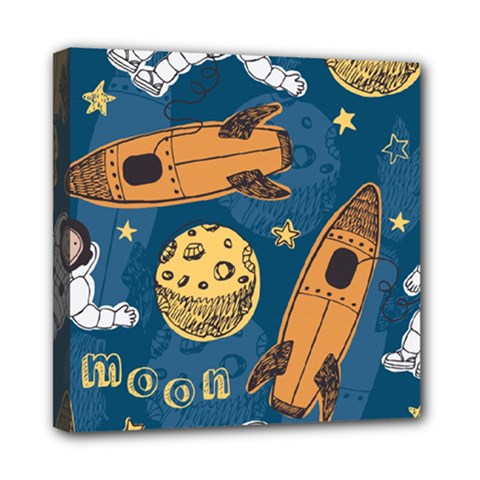 Missile Pattern Mini Canvas 8  X 8  (stretched) by Bedest