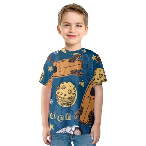 Missile Pattern Kids  Sport Mesh T-shirt by Bedest