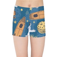 Missile Pattern Kids  Sports Shorts by Bedest