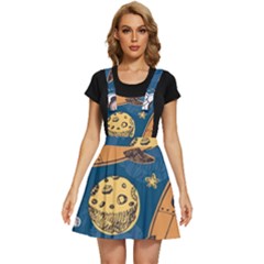 Missile Pattern Apron Dress