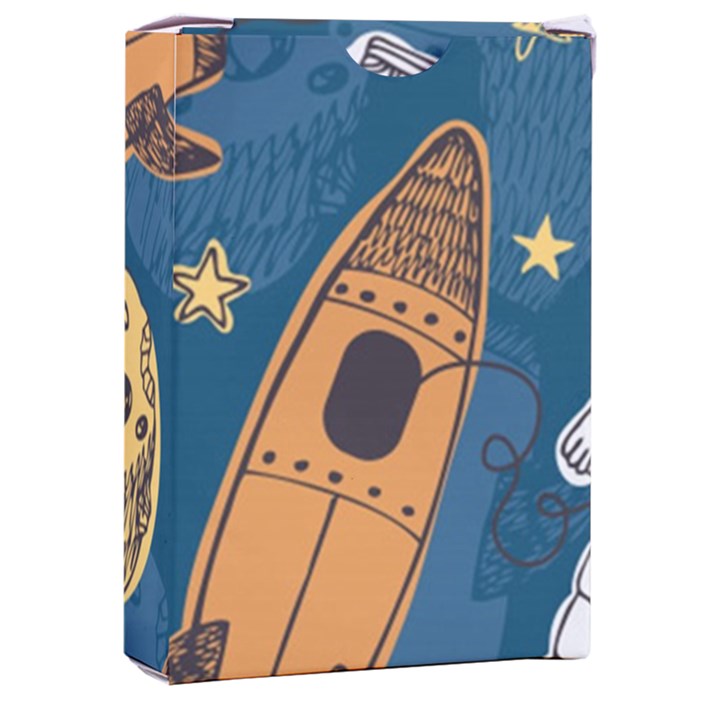 Missile Pattern Playing Cards Single Design (Rectangle) with Custom Box