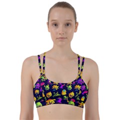 Space Patterns Line Them Up Sports Bra by Bedest