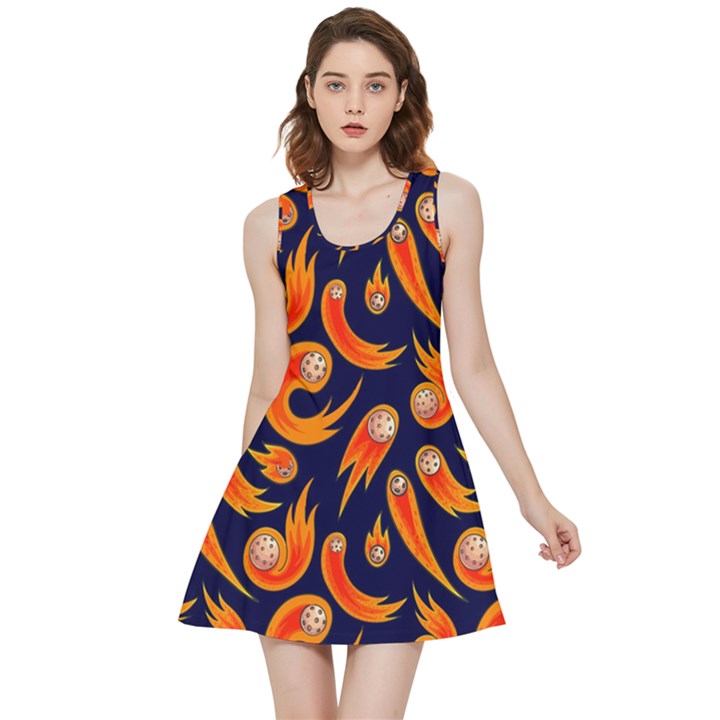 Space Patterns Pattern Inside Out Reversible Sleeveless Dress