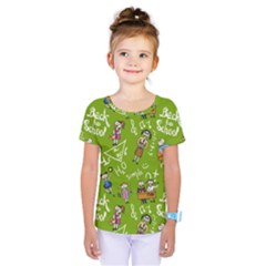 Seamless Pattern With Kids Kids  One Piece T-shirt