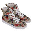 Tattoos Colorful Seamless Pattern Men s Hi-Top Skate Sneakers View3