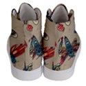 Tattoos Colorful Seamless Pattern Men s Hi-Top Skate Sneakers View4