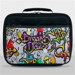 Hip Hop Background Lunch Bag by Bedest