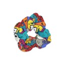 Graffiti Characters Seamless Pattern Velvet Scrunchie View1