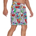 Graffity Characters Seamless Pattern Art Men s Beach Shorts View3