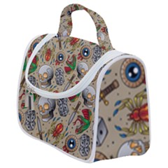 Tattoo Pattern Satchel Handbag