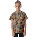 Tattoo Pattern Kids  Short Sleeve Shirt View1