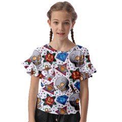 Full Color Flash Tattoo Patterns Kids  Cut Out Flutter Sleeves by Bedest