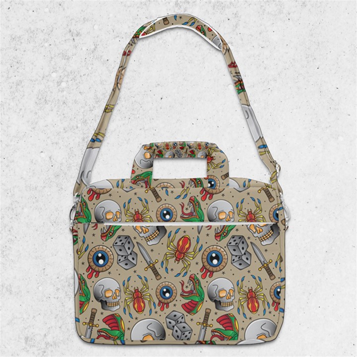 Tattoo Pattern MacBook Pro 13  Shoulder Laptop Bag 