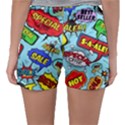 Comic Bubbles Seamless Pattern Sleepwear Shorts View2