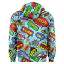 Comic Bubbles Seamless Pattern Men s Overhead Hoodie View2