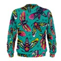 Vintage Colorful Insects Seamless Pattern Men s Sweatshirt View2