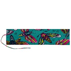 Vintage Colorful Insects Seamless Pattern Roll Up Canvas Pencil Holder (l) by Bedest