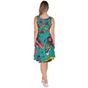 Vintage Colorful Insects Seamless Pattern Knee Length Skater Dress With Pockets View4