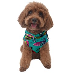 Vintage Colorful Insects Seamless Pattern Dog Sweater by Bedest