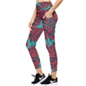 Vintage Floral Colorful Seamless Pattern Pocket Leggings  View3