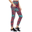 Vintage Floral Colorful Seamless Pattern Pocket Leggings  View4