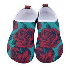 Vintage Floral Colorful Seamless Pattern Men s Sock-style Water Shoes