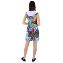 Graffiti Characters Seamless Patterns Racer Back Hoodie Dress View2