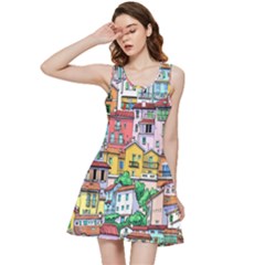 Menton Old Town France Inside Out Racerback Dress by Bedest