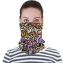 Graffiti Word Seamless Pattern Face Seamless Bandana (Adult) View1