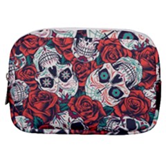 Vintage Day Dead Seamless Pattern Make Up Pouch (small) by Bedest