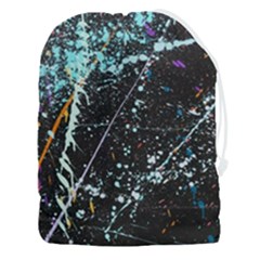 Abstract Colorful Texture Drawstring Pouch (3xl) by Bedest