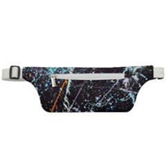 Abstract Colorful Texture Active Waist Bag