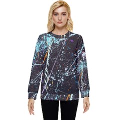 Abstract Colorful Texture Hidden Pocket Sweatshirt