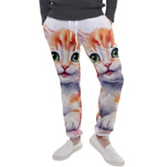 Kitty Watercolour Men s Jogger Sweatpants