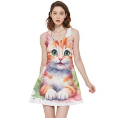 Kitty Watercolour Inside Out Reversible Sleeveless Dress by ttlisted