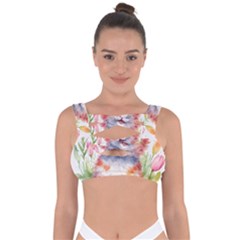 Kitty Watercolour Bandaged Up Bikini Top by ttlisted