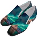 Amazing Aurora Borealis Colors Women Slip On Heel Loafers View2