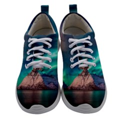 Amazing Aurora Borealis Colors Women Athletic Shoes by Pakjumat