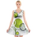 Circles Still Life V-Neck Sleeveless Dress View1