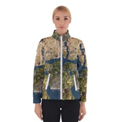 Map Illustration Gta Women s Bomber Jacket