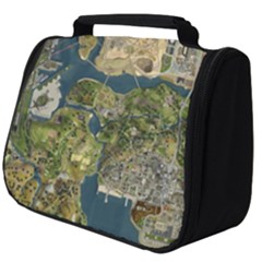 Map Illustration Gta Full Print Travel Pouch (big) by Pakjumat