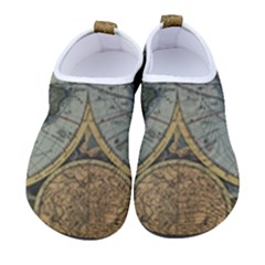 Vintage World Map Travel Geography Men s Sock-style Water Shoes by Pakjumat