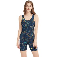 Colorful Abstract Pattern Creative Colorful Line Linear Background Women s Wrestling Singlet by Pakjumat