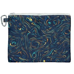 Colorful Abstract Pattern Creative Colorful Line Linear Background Canvas Cosmetic Bag (xxl) by Pakjumat