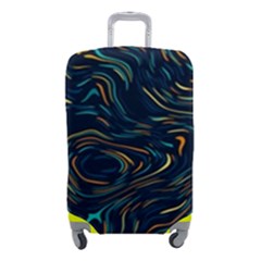 Colorful Abstract Pattern Creative Colorful Line Linear Background Luggage Cover (small) by Pakjumat