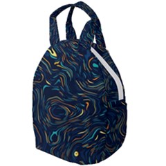 Colorful Abstract Pattern Creative Colorful Line Linear Background Travel Backpack by Pakjumat