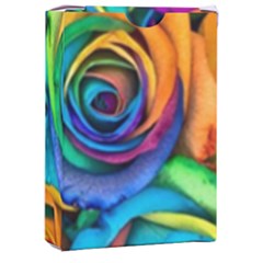 Colorful Roses Bouquet Rainbow Playing Cards Single Design (rectangle) With Custom Box by Pakjumat