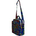 Geometric Colorful Square Rectangle Crossbody Day Bag View1