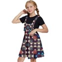 Symmetry Geometric Pattern Texture Kids  Apron Dress View2